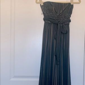 BCBG Long formal strapless dress